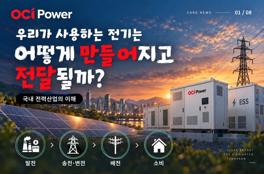 우리가 사용하는 전기는 어떻게 만들어지고 전달될까?